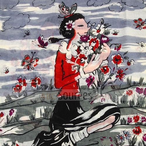 fashuion floral scarf