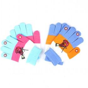 Cute Acrylic Gloves For Kids, Multi-color, Best-selling