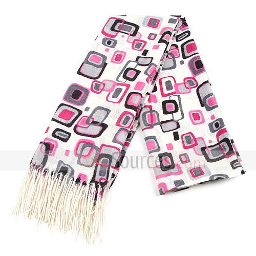 square wool scarf