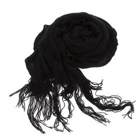 Black Fold Scarf