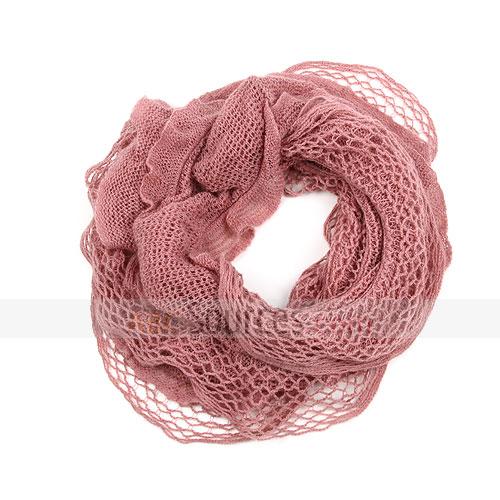 pink meshi scarf