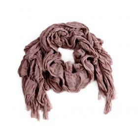 Brown Wrinkle Scarf