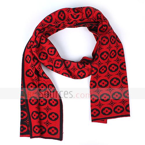 fashion red scarf