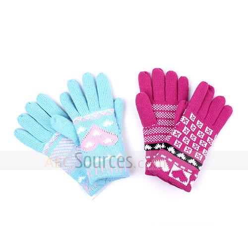 fashion knitted gloves