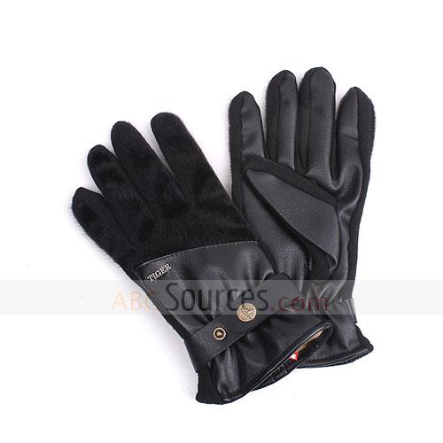 Anti-mink fabric gloves