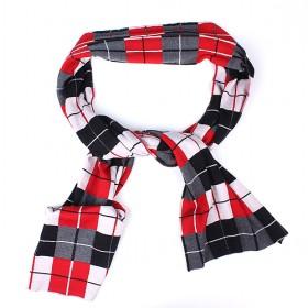 Fashion Red Plaid Scarf