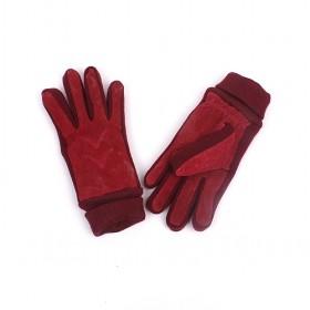 Red Pigskin Gloves