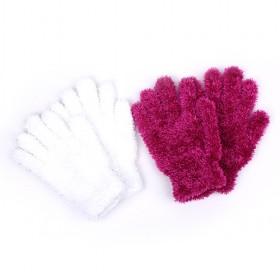 Fashion Feather Yarn Gloves