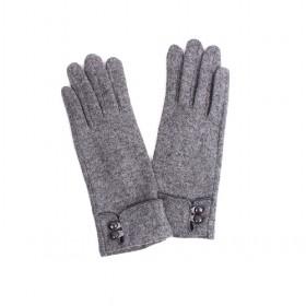 Cashmere Gloves With Buckles