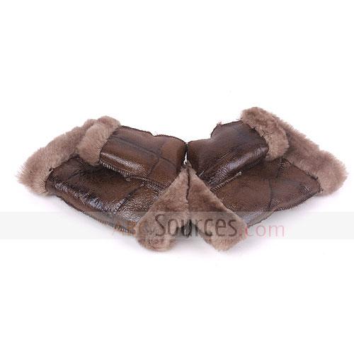pigskin half mitten