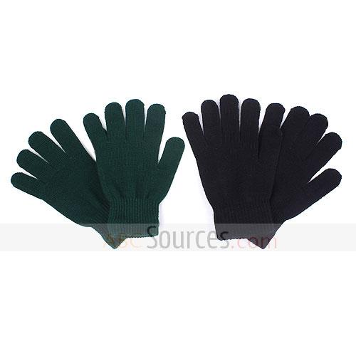 fashion black gloves