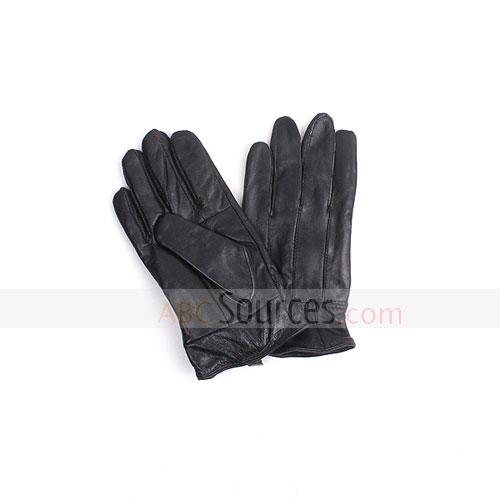 leather detached gloves