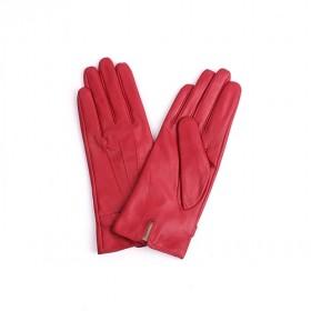 Red Sheepskin Gloves