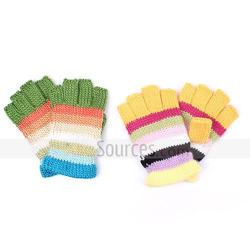 wool knitted gloves
