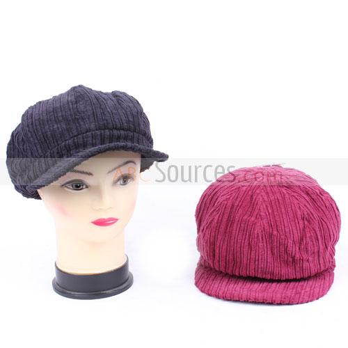 fashion Corduroy hat