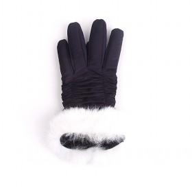 Space Cotton Gloves With Rabbit Hair