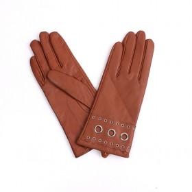 Brown Goatskin Gloves