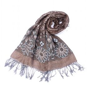 Fashion Wrinkle Floral Scarf