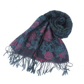 Fashion Wrinkle Floral Scarf