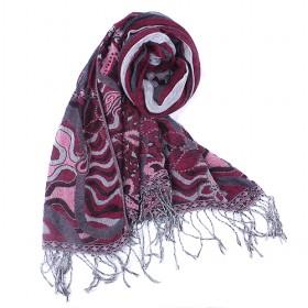 Fashion Wrinkle Floral Scarf