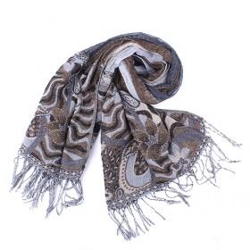 Fashion Wrinkle Floral Scarf