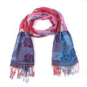 Fashion Wrinkle Floral Scarf