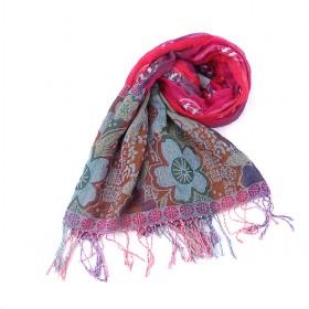 Fashion Wrinkle Floral Scarf