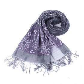 Fashion Wrinkle Floral Scarf