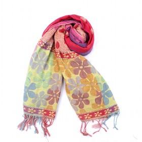 Fashion Wrinkle Floral Scarf