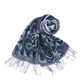 Fashion Wrinkle Floral Scarf