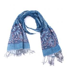 Fashion Wrinkle Floral Scarf