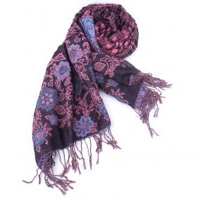 Fashion Wrinkle Floral Scarf