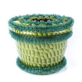 Stylish Flowerpot With 100% Environmental Friendly PP Material