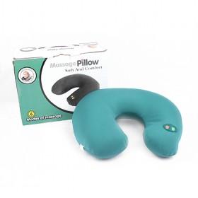 Hot Sale Dark Green U Shape Neck Massage Pillow