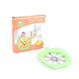 Green Plastic Manual Fruit Cutter/ Fruit Slicer/ Corer Slicer Easy Cutter/ Fruit Knife