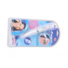 Good Quality White Convenient Eyebrow Tweezer With LED Light Makeup Tools/ Personal Care Product