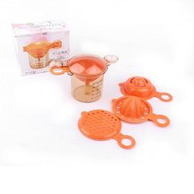 Best Orange Plastic Mesh Manual Lemon Juicer/ Juice Squeezer