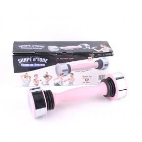 Pure Fitness Dumbbell With Pink Anti-slip Rubber