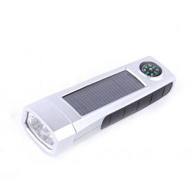 House Camp Two LEDs Compass Solar Flashlight Solar Torch Solar Light