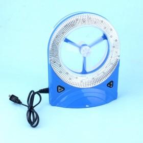 Novelty Design Blue Multifunctional Adjustable Flexible USB Cute Desk Cooler Fan