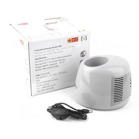 White Cylinderical USB Eletrical Cup Cooler/ Warmer