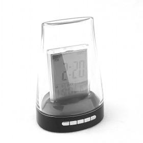 Novelty Design Multifunctional Black Plastic Digital LED Alarm Clock