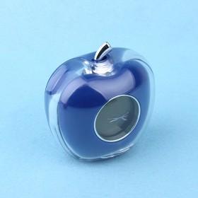 Cute Mini Multifunctional Blue Aplle-shaped Plastic Digital LED Alarm Clock