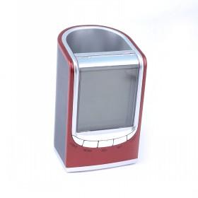 Modern Design Red And Silver Electric Digital LED Multifunctional Alarm Clock