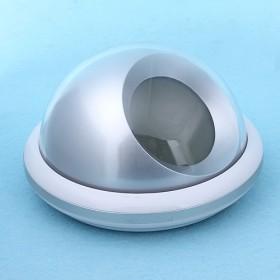 Novelty Design Mini Multifunctional Silver Plastic Digital Luminous LED Alarm Clock