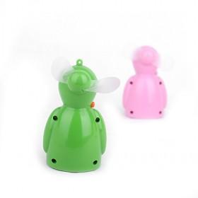 Top Quality Mini Cartoon Pink And Green Modern Design Hand-held Plastic USB Fan