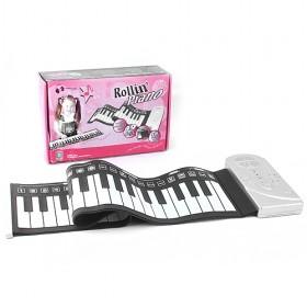 61 Key Portable Rollin Piano, With MIDI Port Musicial Instrument, Baby Piano