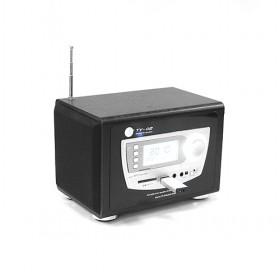 Simple Black And Silver Cuboid Design Digital Multimedia Audio Computer Speaker/ Amplifier