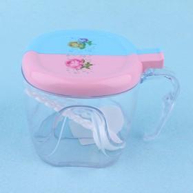 Good Quality Blue And Pink Plastic Seasoning Box Of Two Pieces