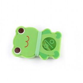 Beautiful Green Cartoon Frog Eco-plastic Fashionable Insulated Heat Perservation Lunch Box